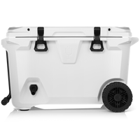 Ice White BruTank 55-Quart Rolling CoolerBruTank 55-Quart Rolling Cooler