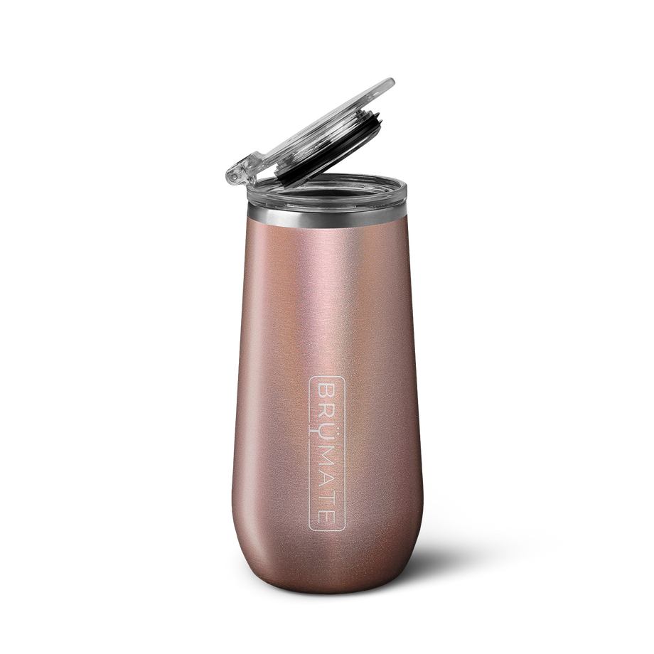 Glitter Rose Gold Champagne FluteGlitter Rose Gold Champagne Flute